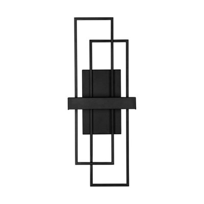 Luminosa Lighting Luminosa Alis Integrated Led Wall Lamp Sandy Black Triac Dimmable Led 8W 202Lm 3200K from B&Q