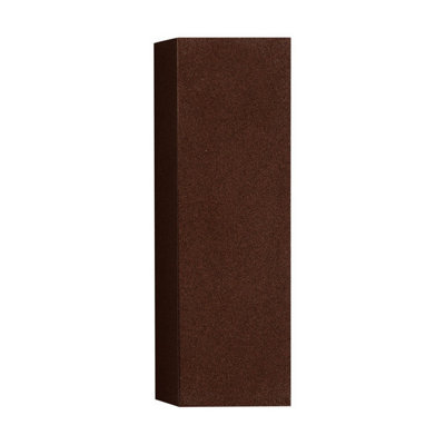 Luminosa Lighting Luminosa Orion Outdoor Up Down Wall Lamp Corten Led 4W 161Lm Ip54 3000K from B&Q