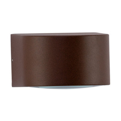 Luminosa Lighting Luminosa Opera Outdoor Wall Down Lamp Corten Led 6W 478Lm Ip54 3000K from B&Q