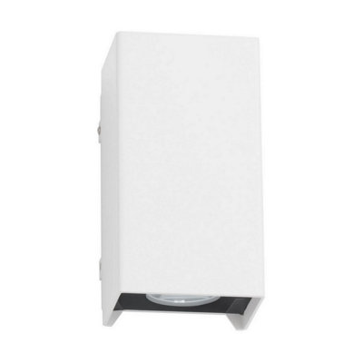 Luminosa Lighting Luminosa Elio Outdoor Up Down Wall Lamp Sandy White Led 6W 429Lm Ip65 3000K from B&Q