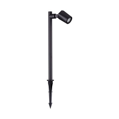 Luminosa Lighting Luminosa Spy 50Cm Outdoor Spike Sandy Black Gu10 1X10W Ip65 from B&Q