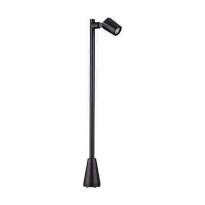 Luminosa Lighting Luminosa Spy Outdoor Bollard Sandy Black Gu10 1X10W Ip65 from B&Q