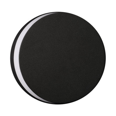 Luminosa Lighting Luminosa Oono Round Outdoor Modern Wall Lamp Dark Anthracite Led 11W 270Lm Ip65 3000K from B&Q