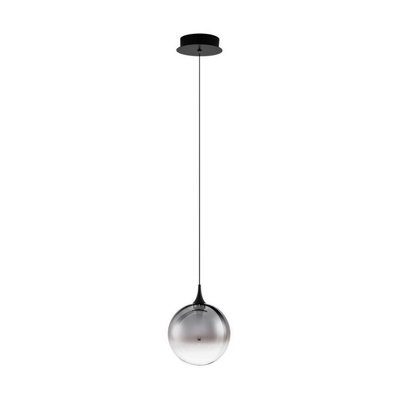 Luminosa Lighting Luminosa Orenda Globe Pendant Ceiling Light SmokeyMatt Black Led 5W 225Lm 3000K from B&Q
