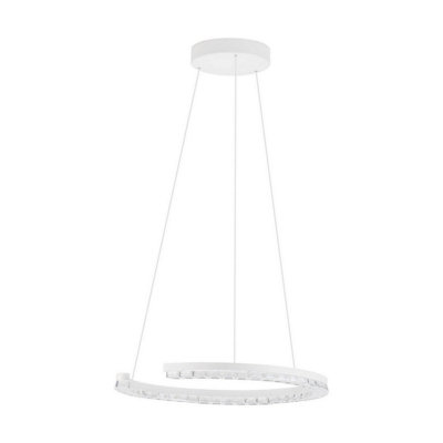 Luminosa Lighting Luminosa Greamy 46Cm Integrated Led Pendant Ceiling Light Sandy White Triac Dimmable Led 21W 1365Lm 3000K from B&Q
