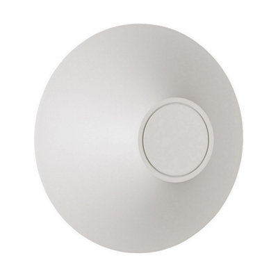 Luminosa Lighting Luminosa Alux Outdoor Modern Wall Lamp Sandy White Led 11W 993Lm Ip54 3000K from B&Q