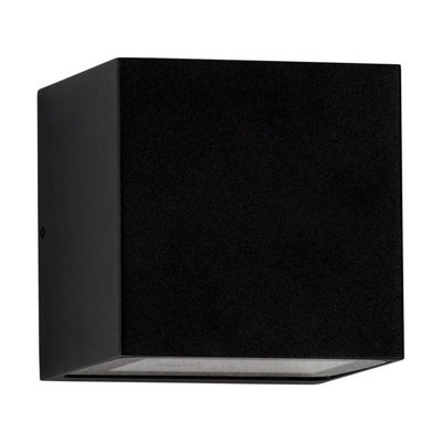 Luminosa Lighting Luminosa Rob Outdoor Wall Down Lamp Sandy Black Led 11W 671Lm Ip54 3000K from B&Q
