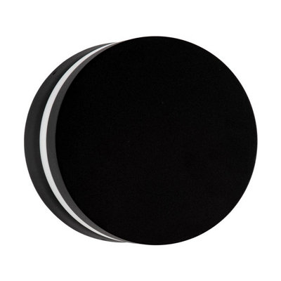 Luminosa Lighting Luminosa Airy Outdoor Modern Wall Lamp Sandy Black Led 8W 369Lm Ip54 3000K from B&Q