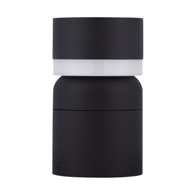 Luminosa Lighting Luminosa Airy Outdoor Pedestal Light Sandy Black Led 8W 369Lm Ip65 3000K from B&Q