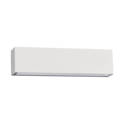 Luminosa Lighting Luminosa Allure Outdoor Up Down Wall Lamp Sandy White Led 22W 1723Lm Ip65 3000K from B&Q