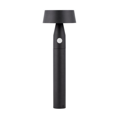 Luminosa Lighting Luminosa Chiaro Short Outdoor Bollard Sandy Black Led 1W 5V Dc 69Lm Ip54 3000K Solar Pir Sensor from B&Q