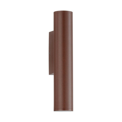 Luminosa Lighting Luminosa Torrin Outdoor Up Down Wall Lamp Corten Led 6W 480Lm Ip65 3000K from B&Q