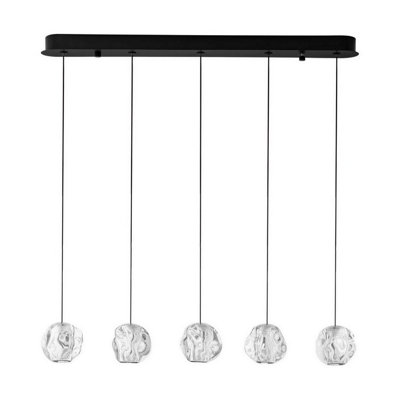 Luminosa Lighting Luminosa Ifos Bar Pendant Ceiling Light Sandy BlackChrome Triac Dimmable Led 25W 1340Lm 3000K from B&Q