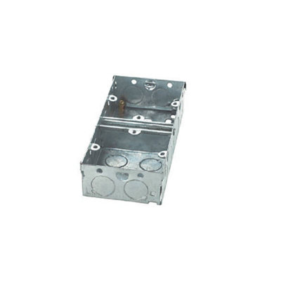 Thrion Mb225D High-Quality 25mm 2G Dual With Divider Galvanized Metal Box from B&Q