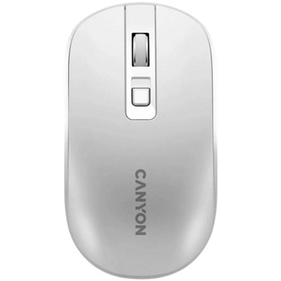 Canyon Wireless Charging Mouse Mw-18 Pearl White