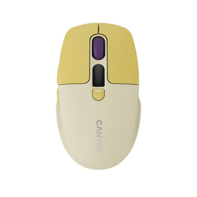 B&Q -  Mouse Mw-26 Lcd Silent Dual Mode Wireless Yellow