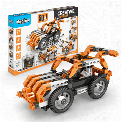 Engino Creative Builder 50 Models Motorized Set - Multi - Image 7