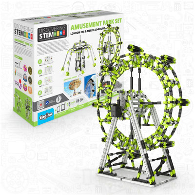 Engino Stem Amusement Park London Eye & Ferris Wheel Construction Kit from B&Q