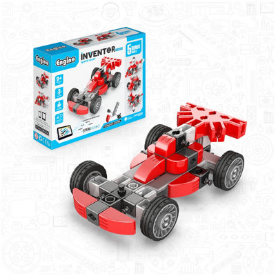 Engino Inventor Mechanics Speed Racer Construction Kit5 Bonus Models from B&Q