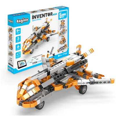 Engino Inventor Mechanics Space Shuttle Construction Kit5 Bonus Models from B&Q