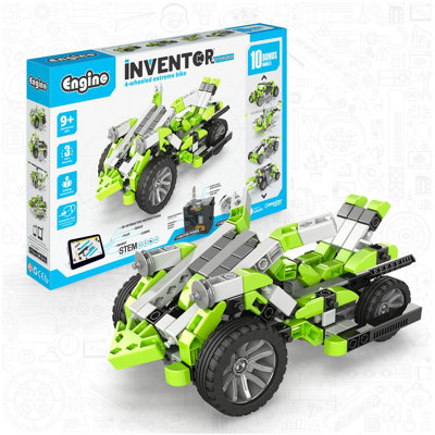 B&Q Engino Inventor Mechanics Motorized Extreme Bike Construction Kit - 10 Bonus Models