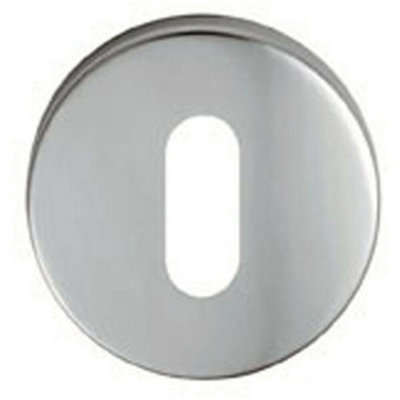 52mm Lock Profile Open Escutcheon 8mm Depth Concealed Fix Satin Aluminium