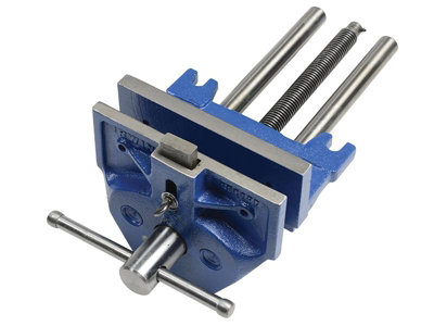 52Pd Plain Screw Woodworking Vice 175Mm (7In) & Front Dog