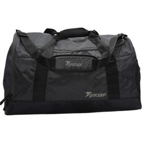52x25x30cm Small Holdall Bag - BLACK/GREY 39L Rip Stop Gym & Sports Traning Kit