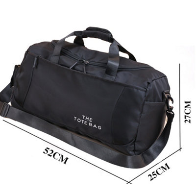 Small Duffel Bag 17 Inch Carry On Weekender Bag For Travel Gym Sport - Black