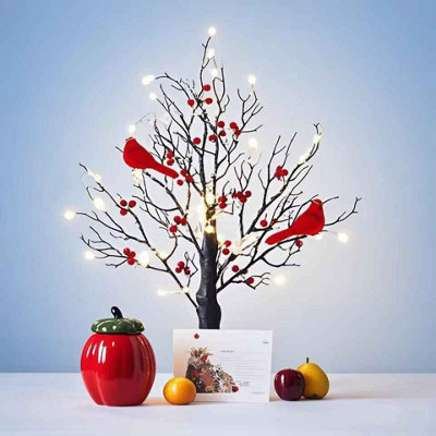 53.4CM Vintage Glowing Tree Lamp Without batteries