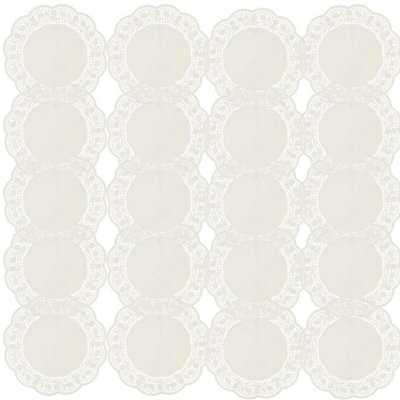 Urbn-Living 16.5Cm La Cucina Round White Paper Doilies from B&Q
