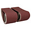 533mm x 75mm Mixed Grit Abrasive Sanding Belts Power File Sander Belt 75 Pack