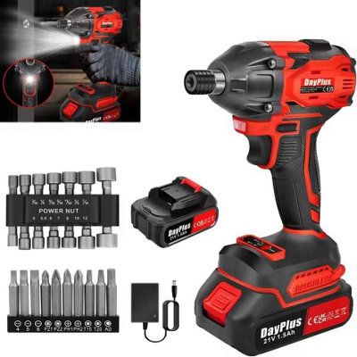  - Cordless Impact Wrench 21V Brushless 450 Nm 3 In 1 1 2 Inch Drive For Car Home