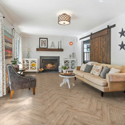 536 Alaska Venus Wood Effect Lino Flooring Sheet Vinyl Flooring -1m(3'3") X 2m(6'6")-2m²