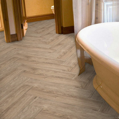536 Alaska Venus Wood Effect Lino Flooring Sheet Vinyl Flooring -1m(3'3") X 2m(6'6")-2m² - 4