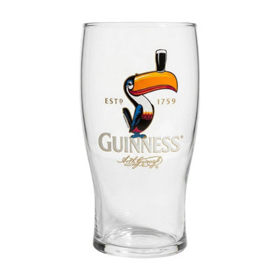 Guinness Clear Toucan Pint Glass In - Image 8