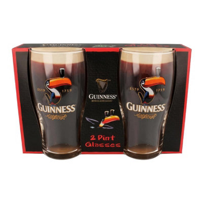 Guinness   Official Toucan Pint Beer Glass Set Of 2, Sports Direct - Image 12