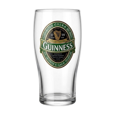 Guinness Ireland Pint Glass - Clear - Image 10