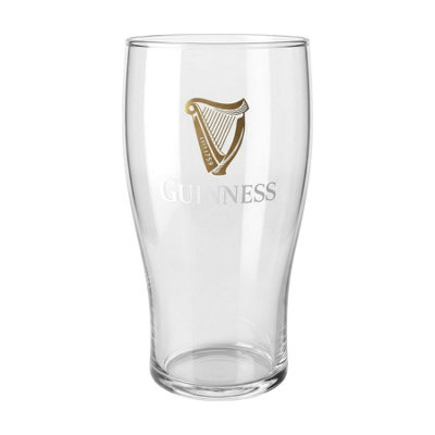 Guinness Unisex Clear Tulip Pint Glass In - Image 5