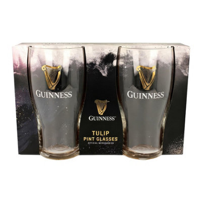 Guinness Clear 2Pc Tulip Pint Glass Set In - Image 5