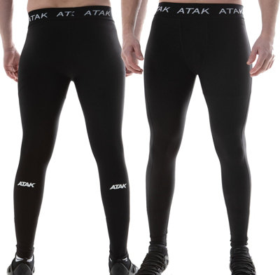 B&Q - Men's  Thermal Compression LeggingsBlackX-Large