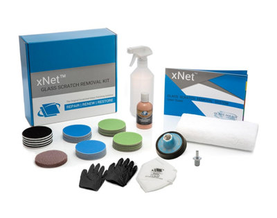 Glass Polish 75mm Pro Glass Scratch Removal Kit For Professional Glass PolishingRemoves ScratchesAcid Etching & Water Damage from B&Q