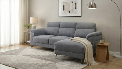  - Olton Right Hand Chaise Sofa Grey