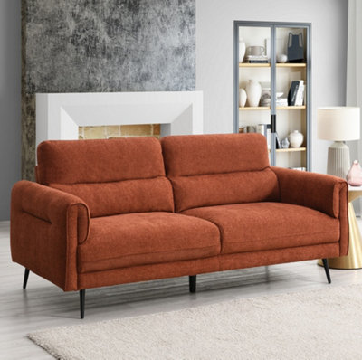 Harlem Rust 3 Seater Sofa - Image 3