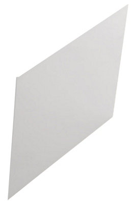 Cooke & Lewis Hadley White End Bath Panel (H)51Cm (W)75Cm from B&Q
