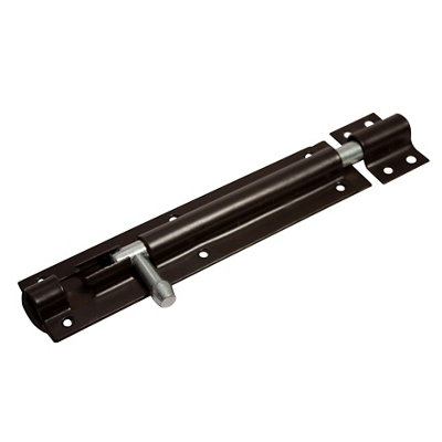 Blooma Brown Steel Barrel Door Bolt (L)152mm (W)40mm from B&Q