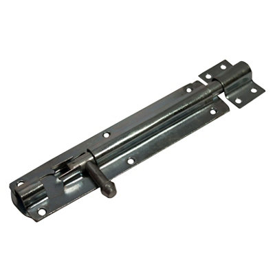 Blooma Zinc-Plated Steel Deadbolt Barrel Gate Bolt(L)152mm from B&Q