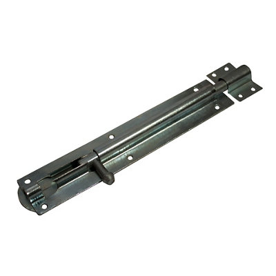 Blooma Zinc-Plated Steel Deadbolt Barrel Gate Bolt(L)204mm from B&Q