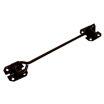 Blooma Black Steel Cabin Hook(L)204mm from B&Q