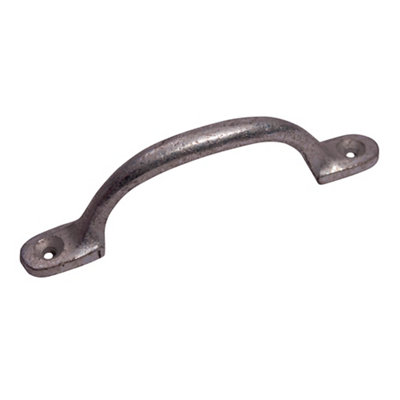 Blooma Zinc Effect Steel Gate Pull Handle from B&Q